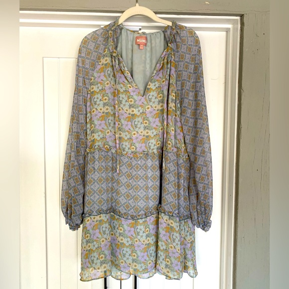 Show Me Your Mumu Birdie Mini Dress - Picture 1 of 4